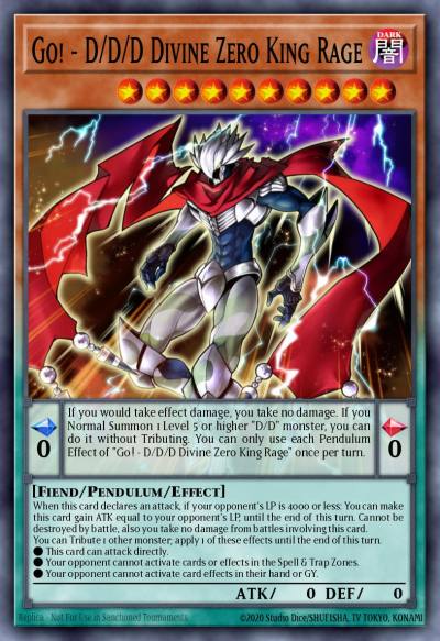 Go - D/D/D Divine Zero King Rage Ultra Rare GFP2-EN080 Ghosts From the Past The 2nd Haunting Yugioh card