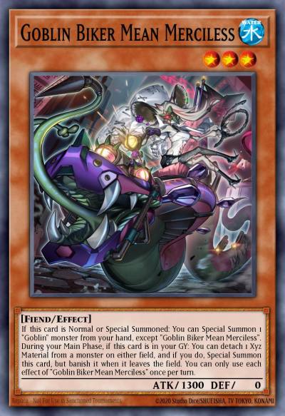 Goblin Biker Mean Merciless Ultra Rare MP25-EN155 2025 Mega-Pack Tin Yugioh card
