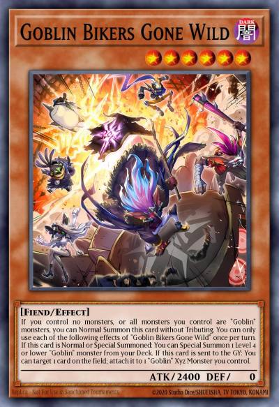 Goblin Bikers Gone Wild Prismatic Secret Rare MP25-EN098 2025 Mega-Pack Tin Yugioh card