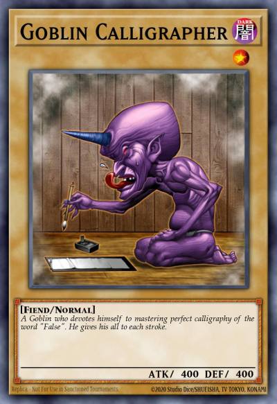 Goblin Calligrapher Common DR3-EN004 Dark Revelation Volume 3 Yugioh card