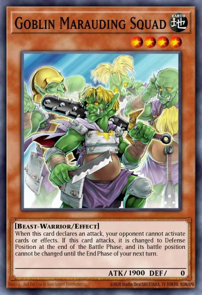 Goblin Marauding Squad Short Print REDU-EN040 Return of the Duelist Yugioh card