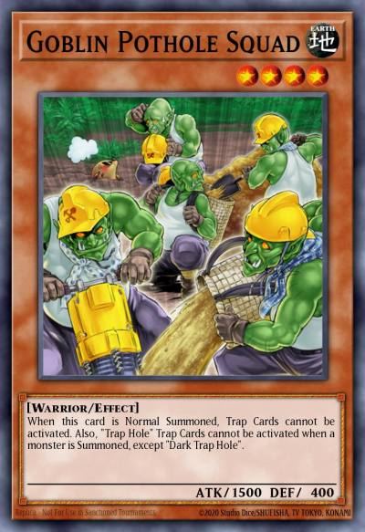 Goblin Pothole Squad Short Print PHSW-EN035 Photon Shockwave Yugioh card
