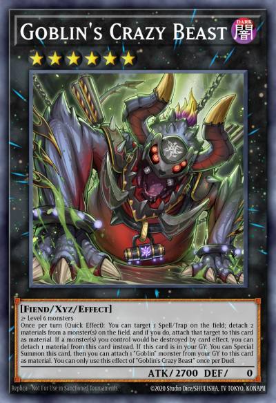 Goblins Crazy Beast Ultra Rare MP25-EN163 2025 Mega-Pack Tin Yugioh card