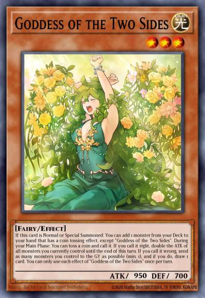 Goddess of the Two Sides Common SUDA-EN029 Supreme Darkness Yugioh card