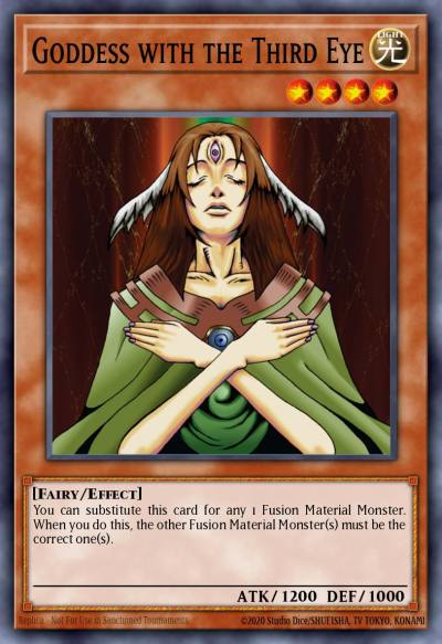 Goddess with the Third Eye Common DB2-EN097 Dark Beginning 2 Yugioh card