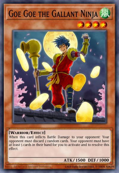 Goe Goe the Gallant Ninja Rare FOTB-EN024 Force of the Breaker Yugioh card