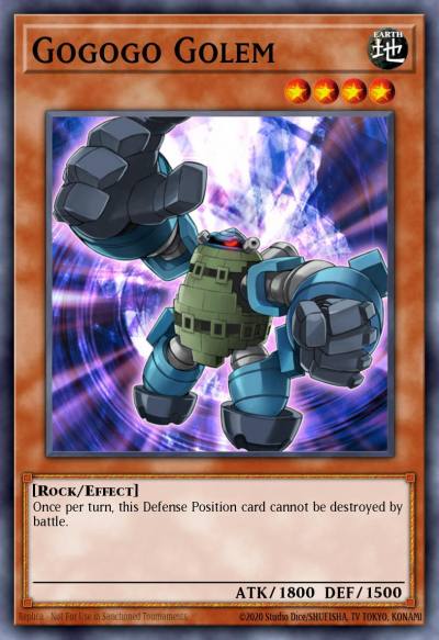 Gogogo Golem Common BP02-EN100 Battle Pack 2 War of the Giants Yugioh card