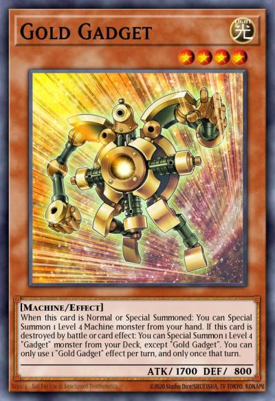 Gold Gadget Ultra Rare DUPO-EN043 Duel Power Yugioh card