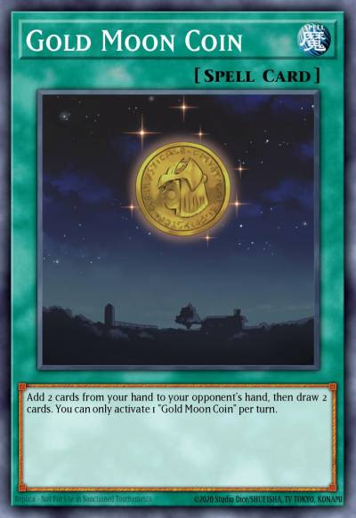 Gold Moon Coin Common BLC1-EN078 Battles of Legend Chapter 1 Yugioh card