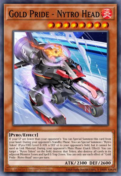 Gold Pride - Nytro Head Ultra Rare MP24-EN181 25th Anniversary Tin Dueling Mirrors Yugioh card