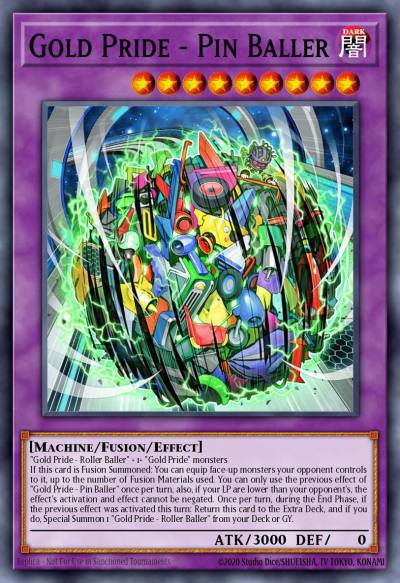 Gold Pride - Pin Baller Ultra Rare CYAC-EN087 Cyberstorm Access Yugioh card