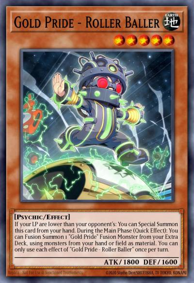Gold Pride - Roller Baller Ultra Rare MP24-EN204 25th Anniversary Tin Dueling Mirrors Yugioh card