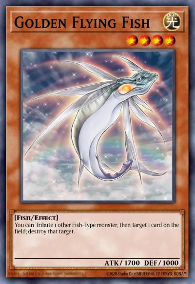 Golden Flying Fish Rare BP03-EN040 Battle Pack 3 Monster League Yugioh card