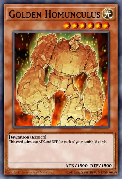 Golden Homunculus Duel Terminal Normal Parallel Rare DT06-EN066 Duel Terminal 6b Yugioh card