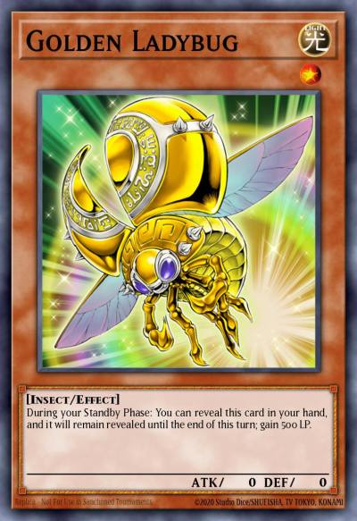 Golden Ladybug Duel Terminal Normal Parallel Rare DT03-EN053 Duel Terminal 3 Yugioh card