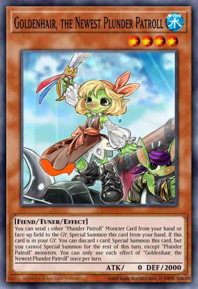 Goldenhair the Newest Plunder Patroll Common ETCO-EN086 Eternity Code Yugioh card