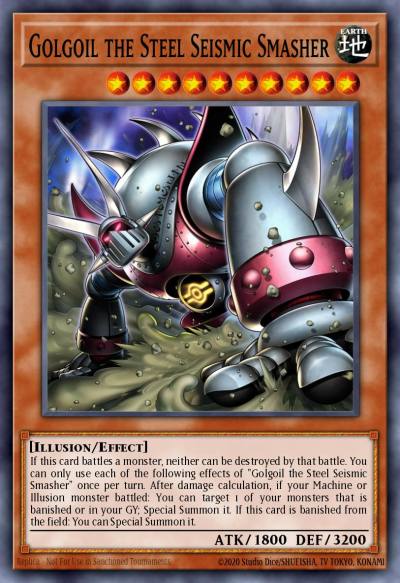 Golgoil the Steel Seismic Smasher Common MP25-EN345 2025 Mega-Pack Tin Yugioh card