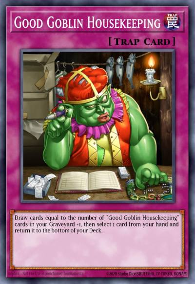 Good Goblin Housekeeping Common DR3-EN174 Dark Revelation Volume 3 Yugioh card