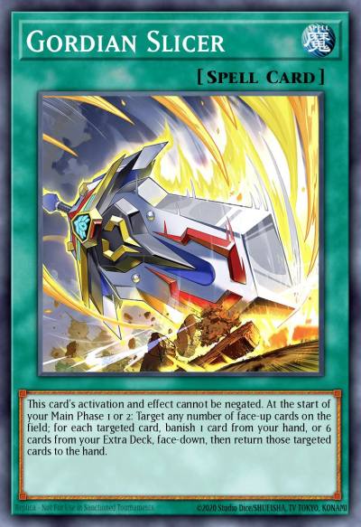 Gordian Slicer Quarter Century Secret Rare ALIN-EN066 Alliance Insight Yugioh card