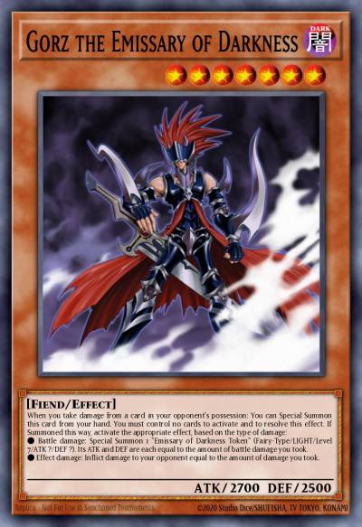 Gorz the Emissary of Darkness Rare BP01-EN014 Battle Pack Epic Dawn Yugioh card
