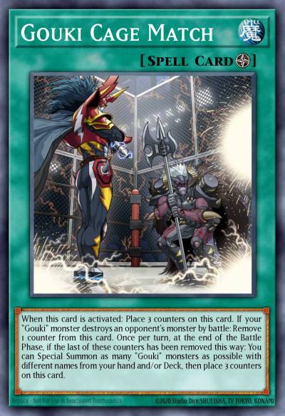 Gouki Cage Match Ultra Rare DUPO-EN024 Duel Power Yugioh card
