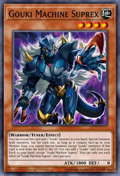 Gouki Machine Suprex Super Rare DOOD-EN006 Doom of Dimensions Yugioh card