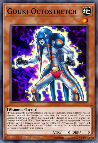 Gouki Octostretch Common MP19-EN006 2019 Gold Sarcophagus Tin Mega Pack Yugioh card