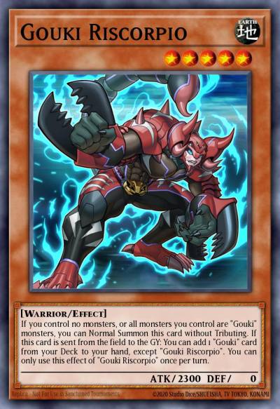 Gouki Riscorpio Rare MP18-EN040 2018 Mega-Tin Mega Pack Yugioh card