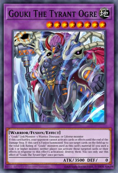 Gouki The Tyrant Ogre Super Rare DOOD-EN036 Doom of Dimensions Yugioh card