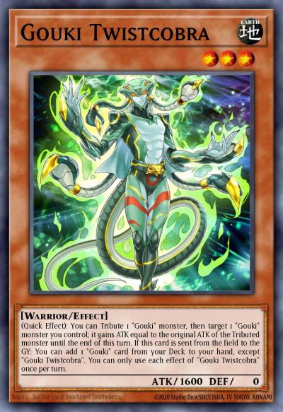 Gouki Twistcobra Super Rare MP18-EN038 2018 Mega-Tin Mega Pack Yugioh card