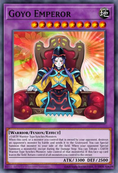 Goyo Emperor Rare BOSH-EN044 Breakers of Shadow Yugioh card