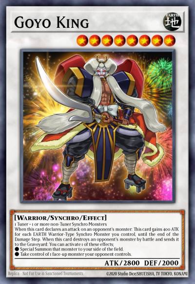 Goyo King Rare BOSH-EN051 Breakers of Shadow Yugioh card