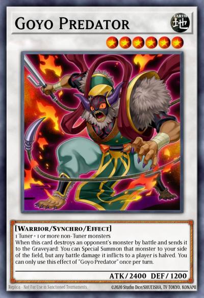 Goyo Predator Ultra Rare HSRD-EN039 High-Speed Riders Yugioh card