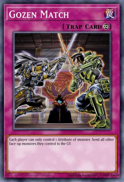 Gozen Match Common CSOC-EN079 Crossroads of Chaos Yugioh card