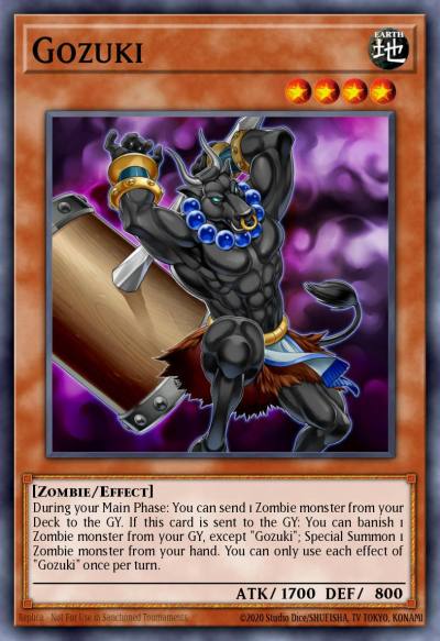 Gozuki Ultra Rare DUSA-EN020 Duelist Saga Yugioh card