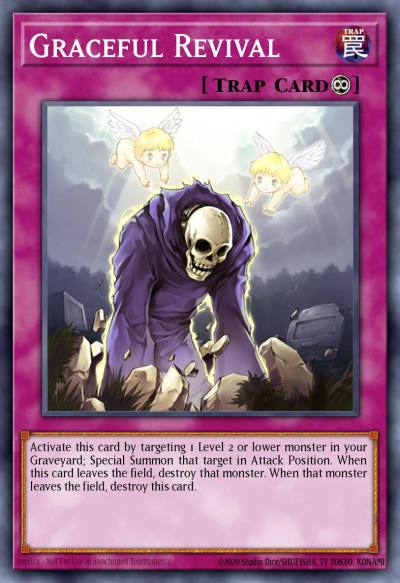 Graceful Revival Common DP08-EN022 Duelist Pack Yusei Yugioh card