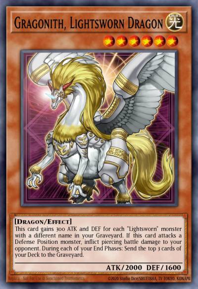 Gragonith Lightsworn Dragon Common SDDC-EN010 Dragons Collide Structure Deck Yugioh card