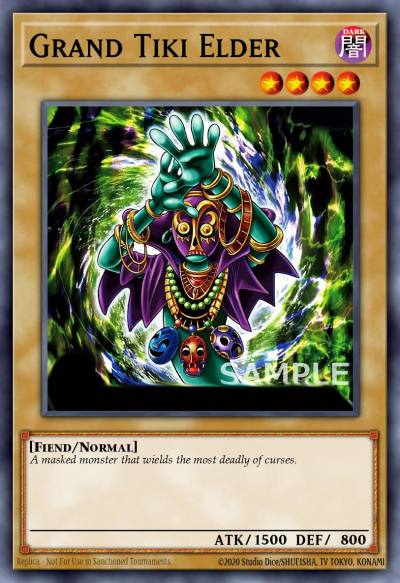 Grand Tiki Elder Common CP04-EN014 Champion Pack Game Four Yugioh card