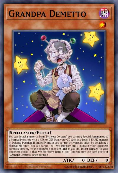 Grandpa Demetto Secret Rare BROL-EN032 Brothers of Legend Yugioh card