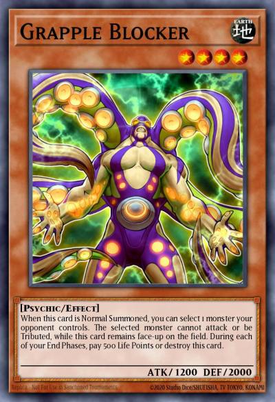 Grapple Blocker Rare TDGS-EN087 The Duelist Genesis Yugioh card