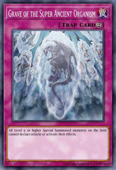 Grave of the Super Ancient Organism Super Rare OP20-EN012 OTS Tournament Pack 20 Yugioh card