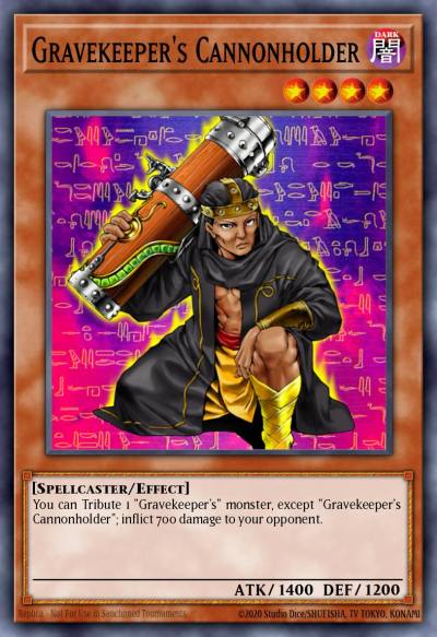 Gravekeepers Cannonholder Common DR1-EN014 Dark Revelation Volume 1 Yugioh card