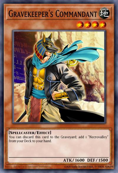Gravekeepers Commandant Rare FOTB-EN015 Force of the Breaker Yugioh card
