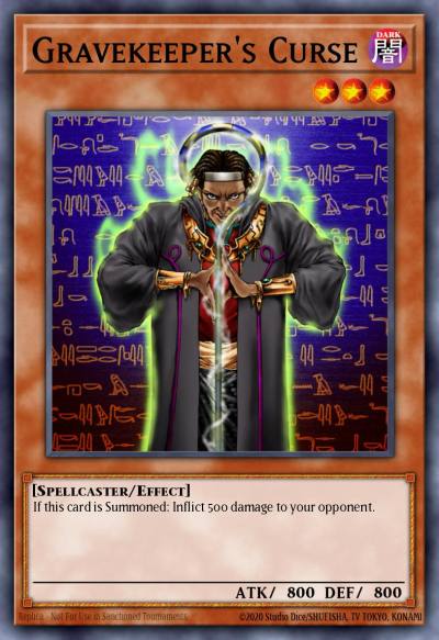 Gravekeepers Curse Common DR1-EN008 Dark Revelation Volume 1 Yugioh card