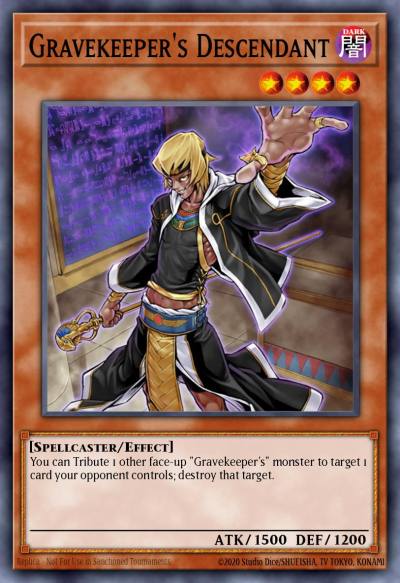 Gravekeepers Descendant Rare ABPF-EN028 Absolute Powerforce Yugioh card