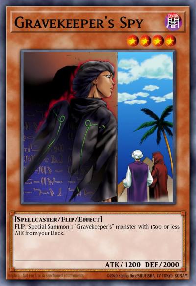 Gravekeepers Spy Super Rare CP03-EN003 Champion Pack Game Three Yugioh card
