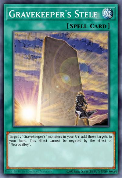 Gravekeepers Stele Common ABPF-EN056 Absolute Powerforce Yugioh card