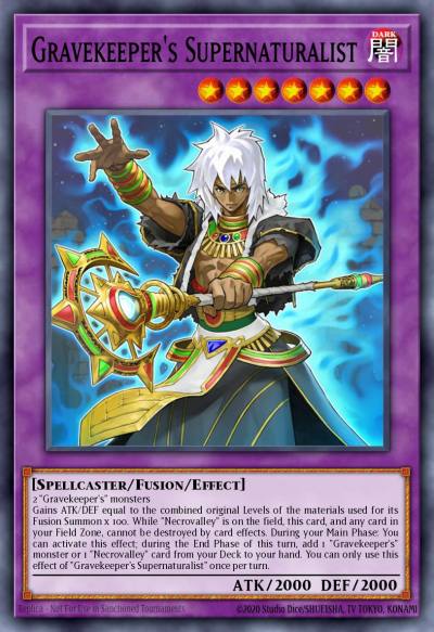 Gravekeepers Supernaturalist Common MP19-EN181 2019 Gold Sarcophagus Tin Mega Pack Yugioh card