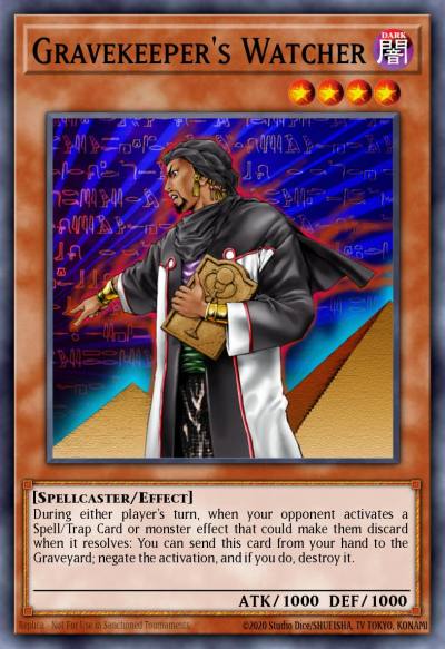 Gravekeepers Watcher Common DR1-EN012 Dark Revelation Volume 1 Yugioh card