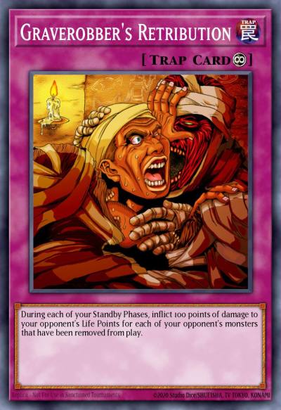 Graverobbers Retribution Common DB2-EN017 Dark Beginning 2 Yugioh card